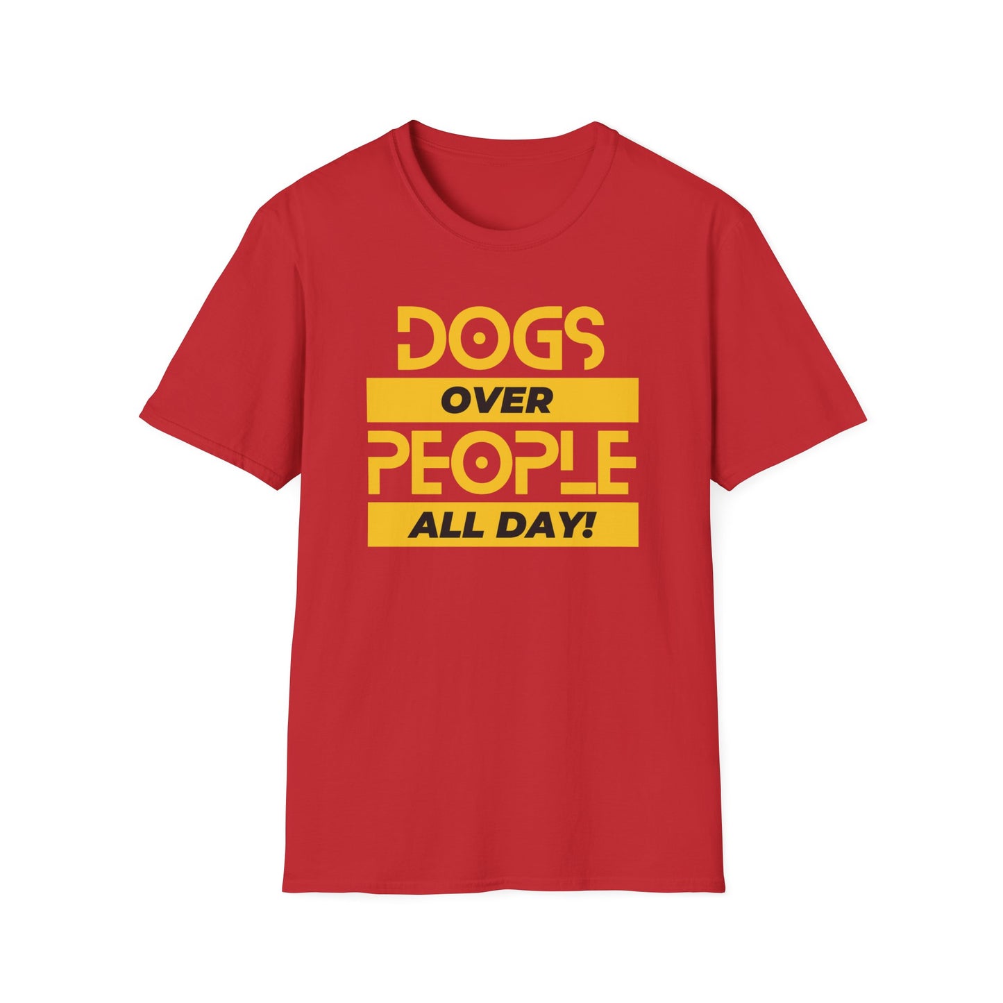 Dogs Over People (Block)T-Shirt