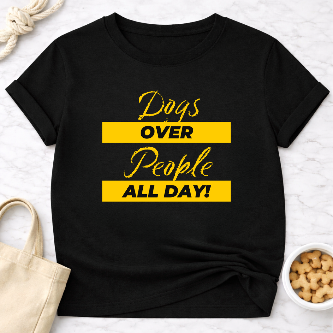 Dogs Over People (Chalk) T-Shirt