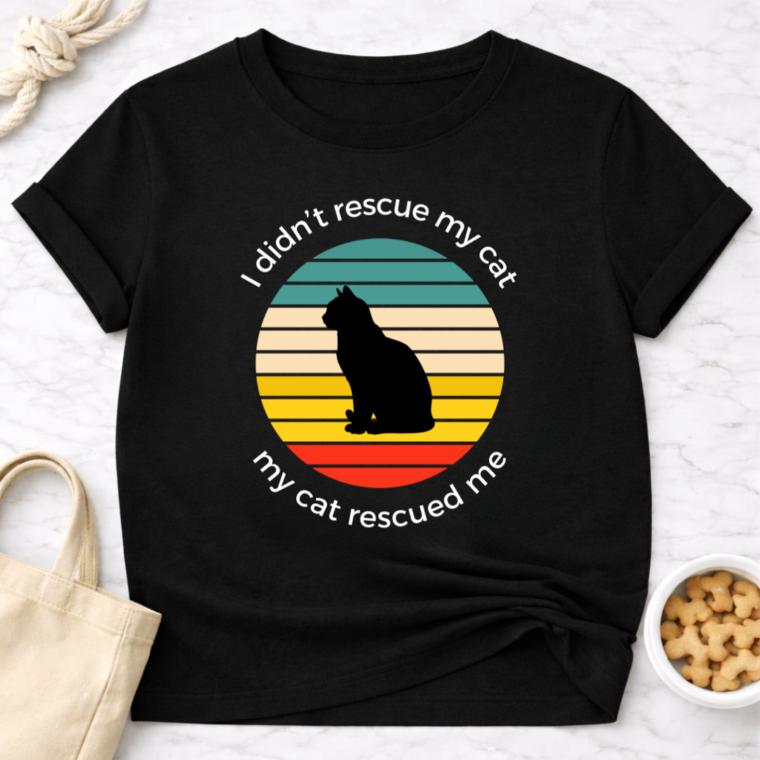 My Cat Rescued Me T-Shirt