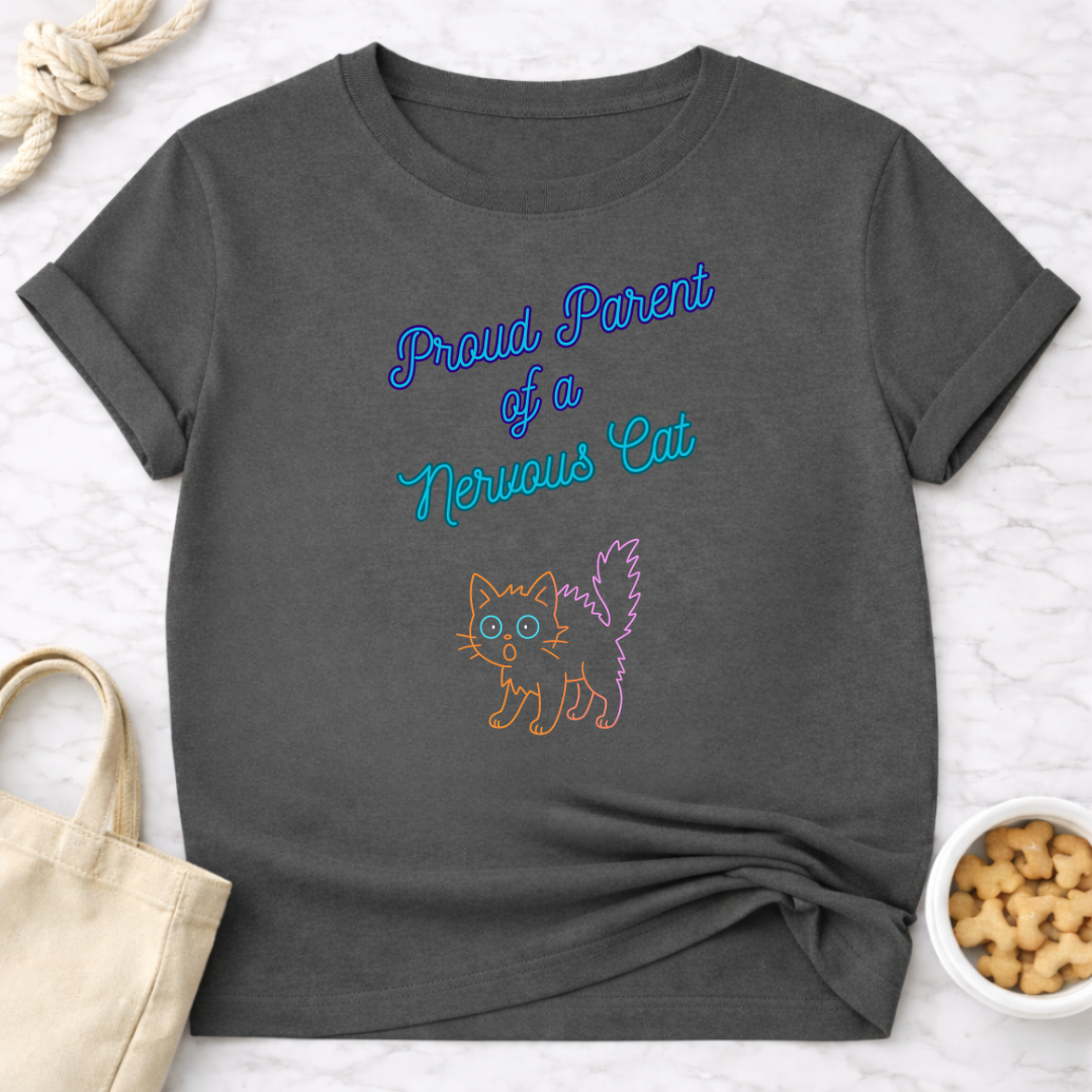 Proud Parent of a Nervous Cat T-Shirt