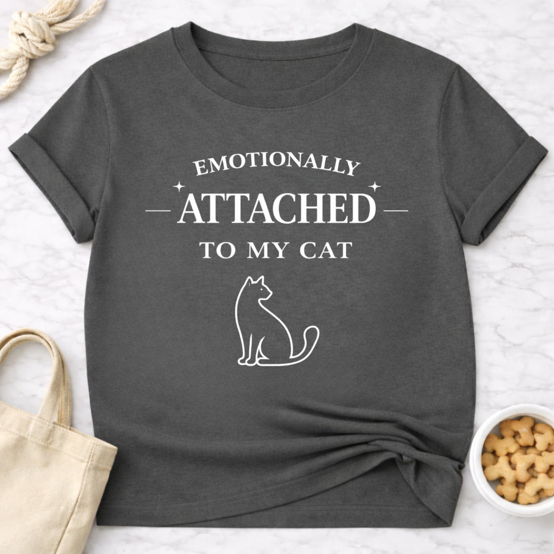 Emotionally Attached to My Cat T-Shirt