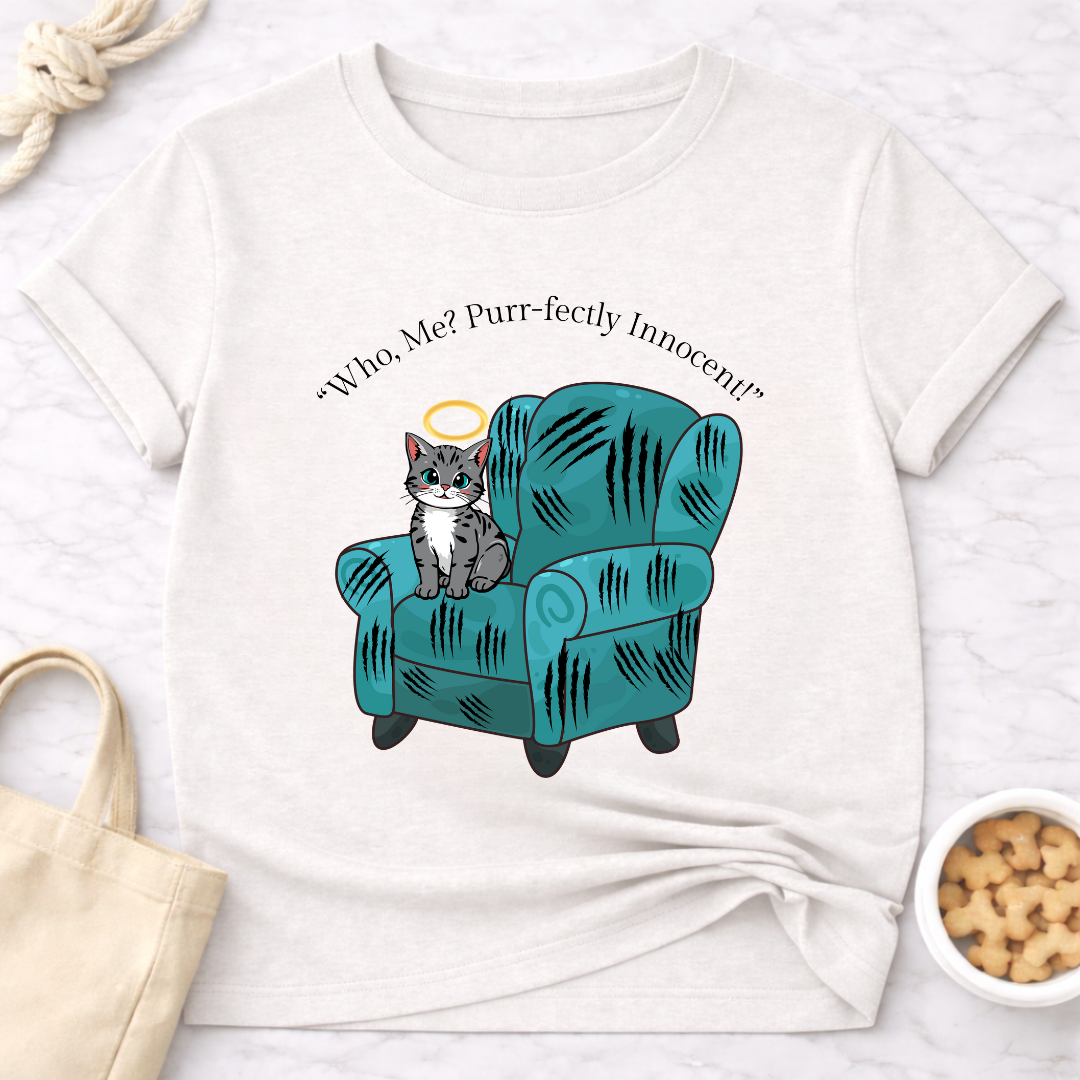 Purr-fectly Innocent Cat T-Shirt