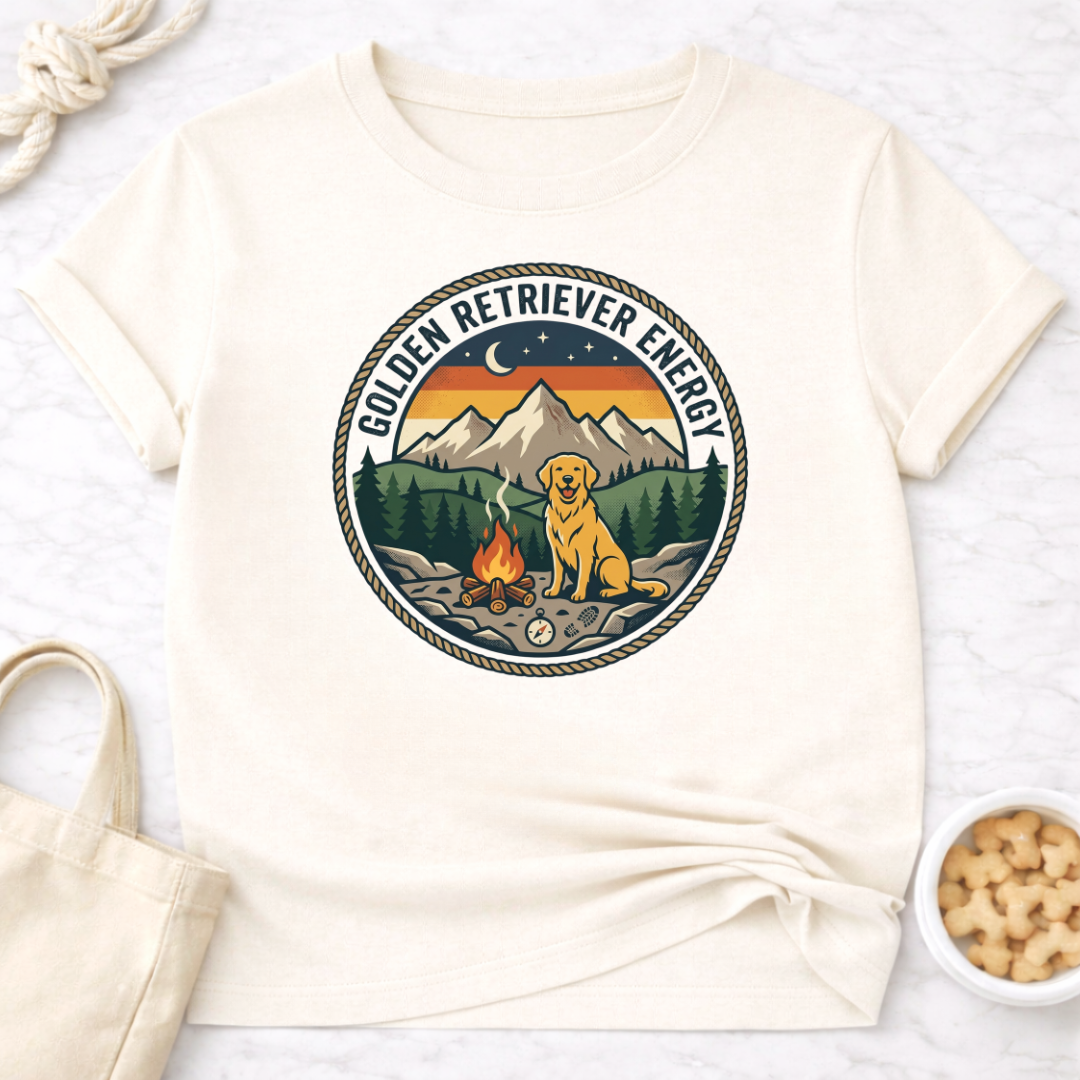 Golden Retriever Energy T-Shirt
