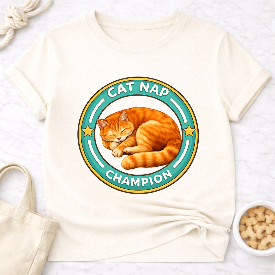 Cat Nap Champion T-Shirt