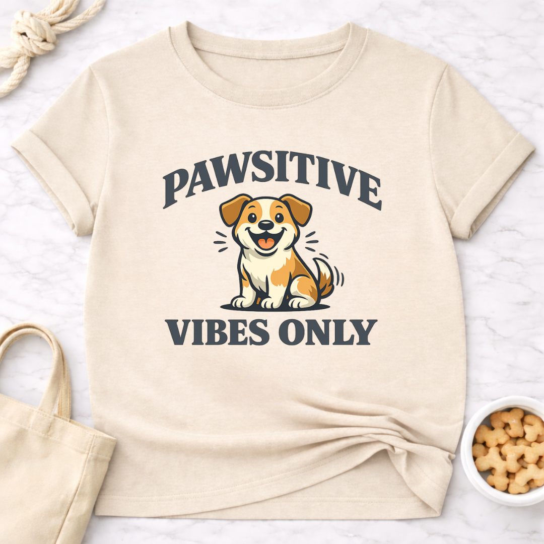 Pawsitive Vibes Only T-Shirt