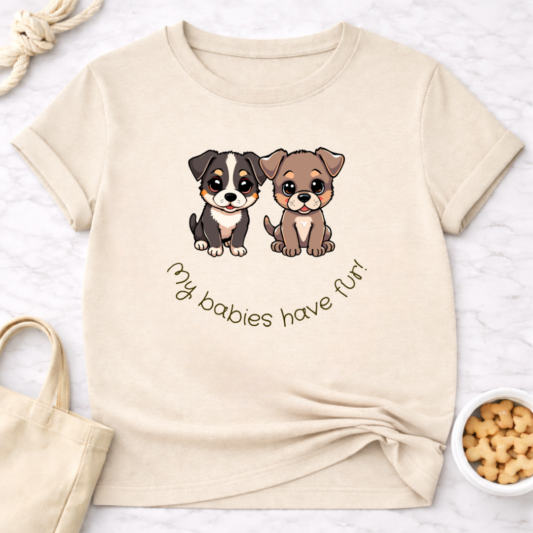 My Babies Have Fur Puppies T-Shirt
