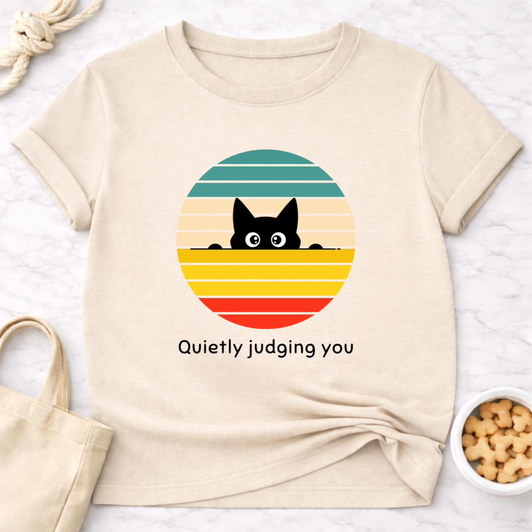 Cat Quietly Judging You T-Shirt
