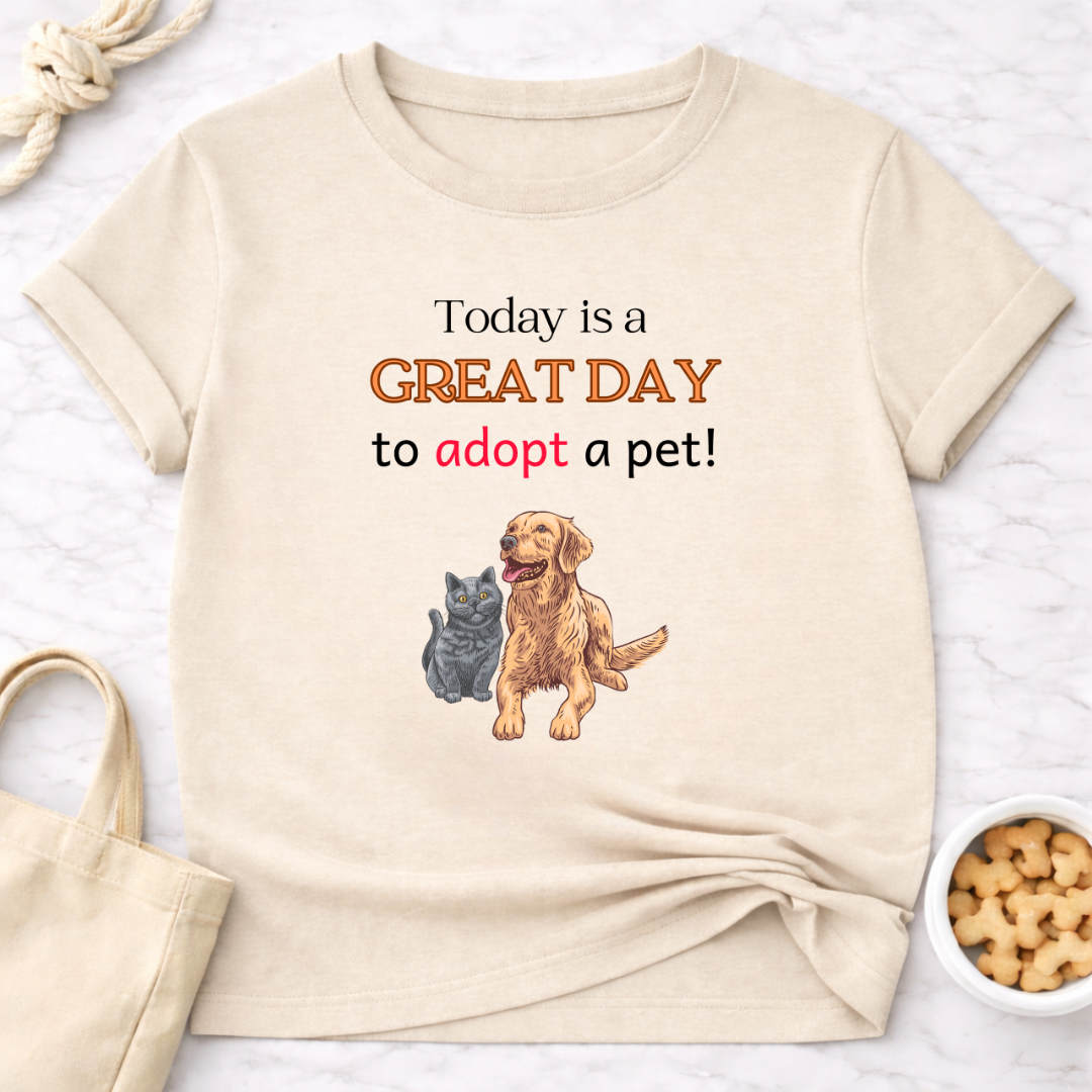 Today is a Great Day to Adopt a Pet T-Shirt