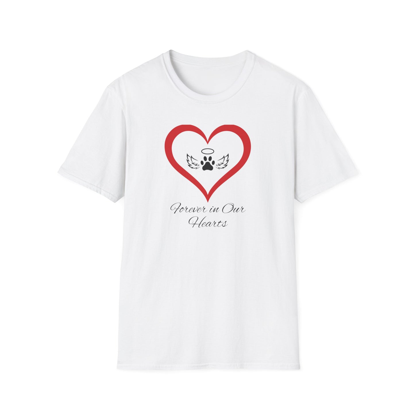 Forever In Our Hearts Dog Paw T-Shirt