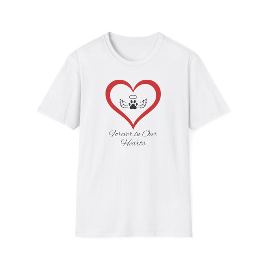 Forever In Our Hearts Dog Paw T-Shirt