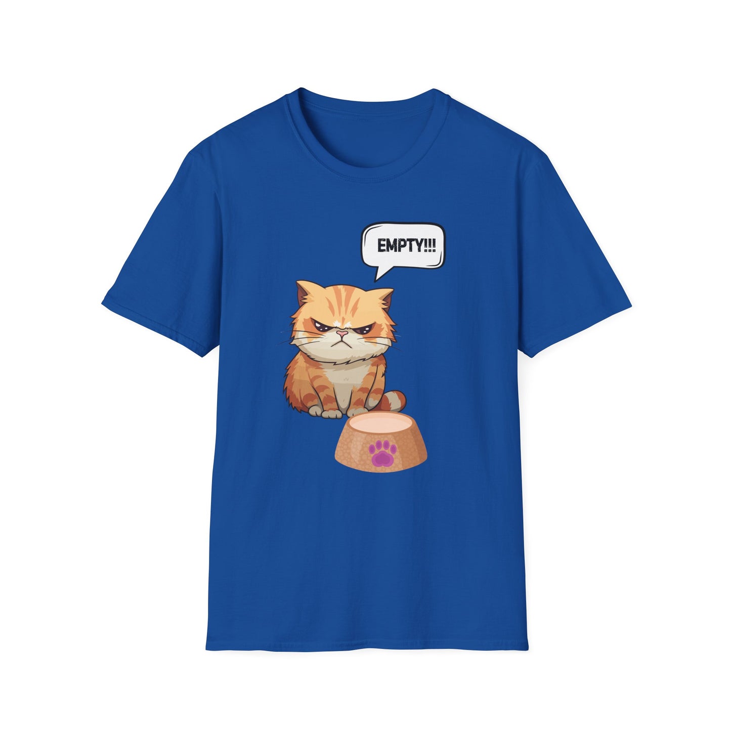 Empty Bowl Cat T-Shirt
