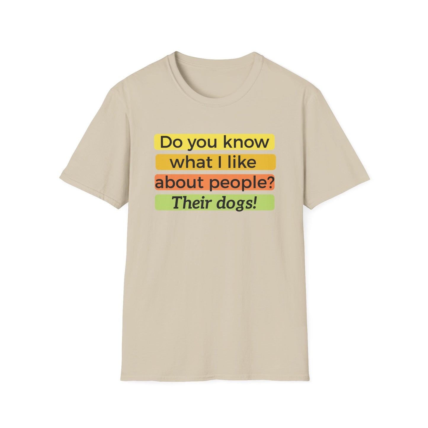 Do You Know What I Like About People? Dogs Retro T-Shirt