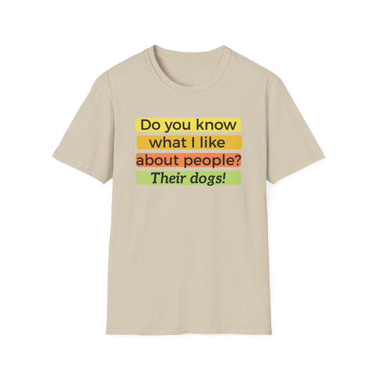 Do You Know What I Like About People? Dogs Retro T-Shirt