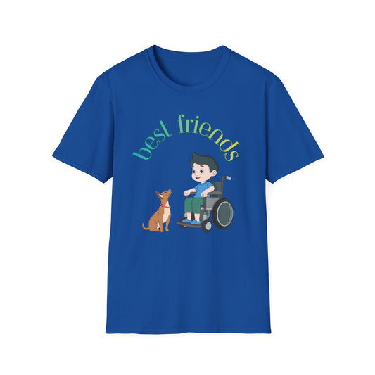 Best Friends Boy and Dog Special Needs T-Shirt