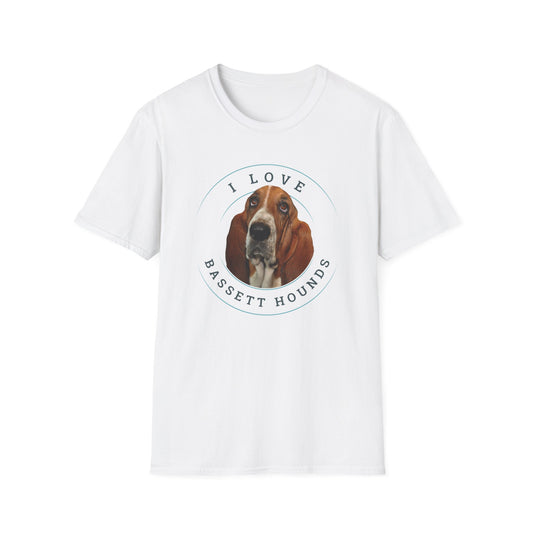 I Love Basset Hounds T-Shirt