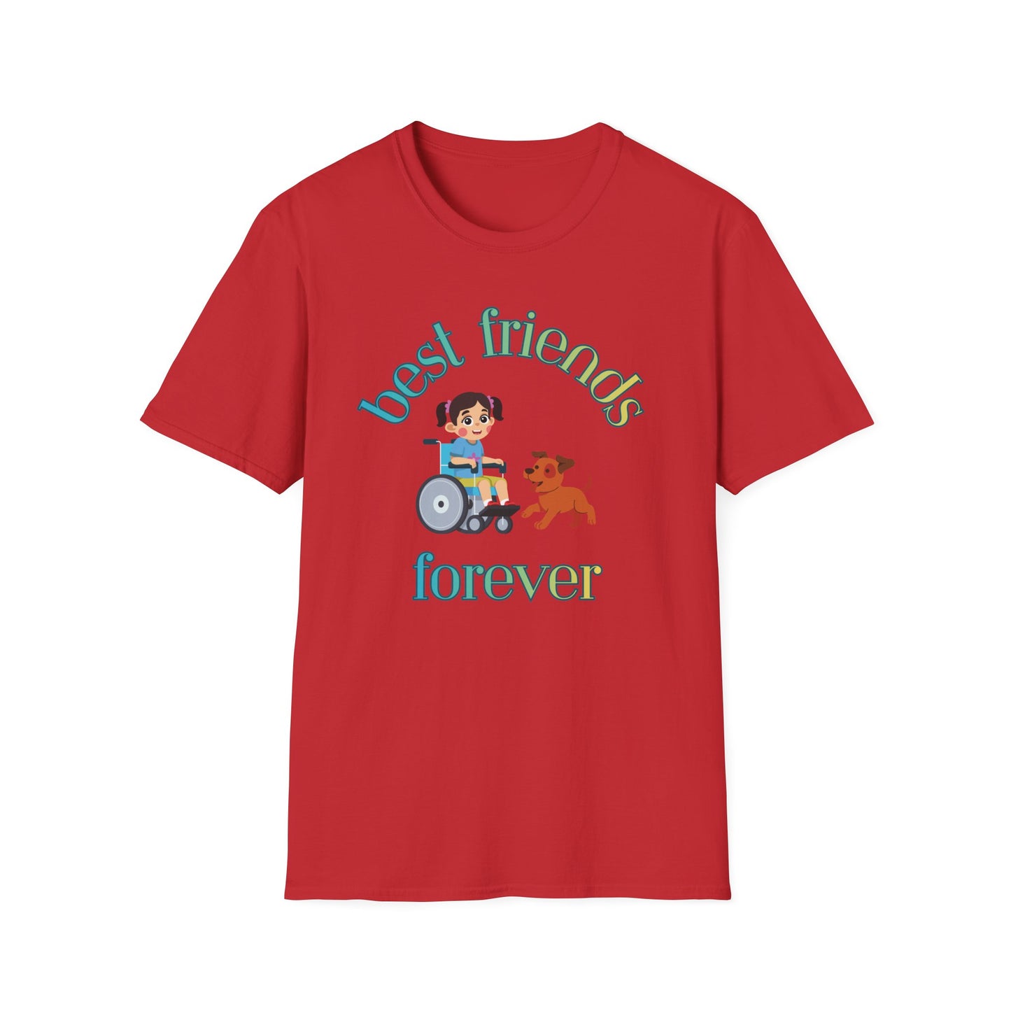 Best Friends Forever Girl and Dog Special Needs T-Shirt