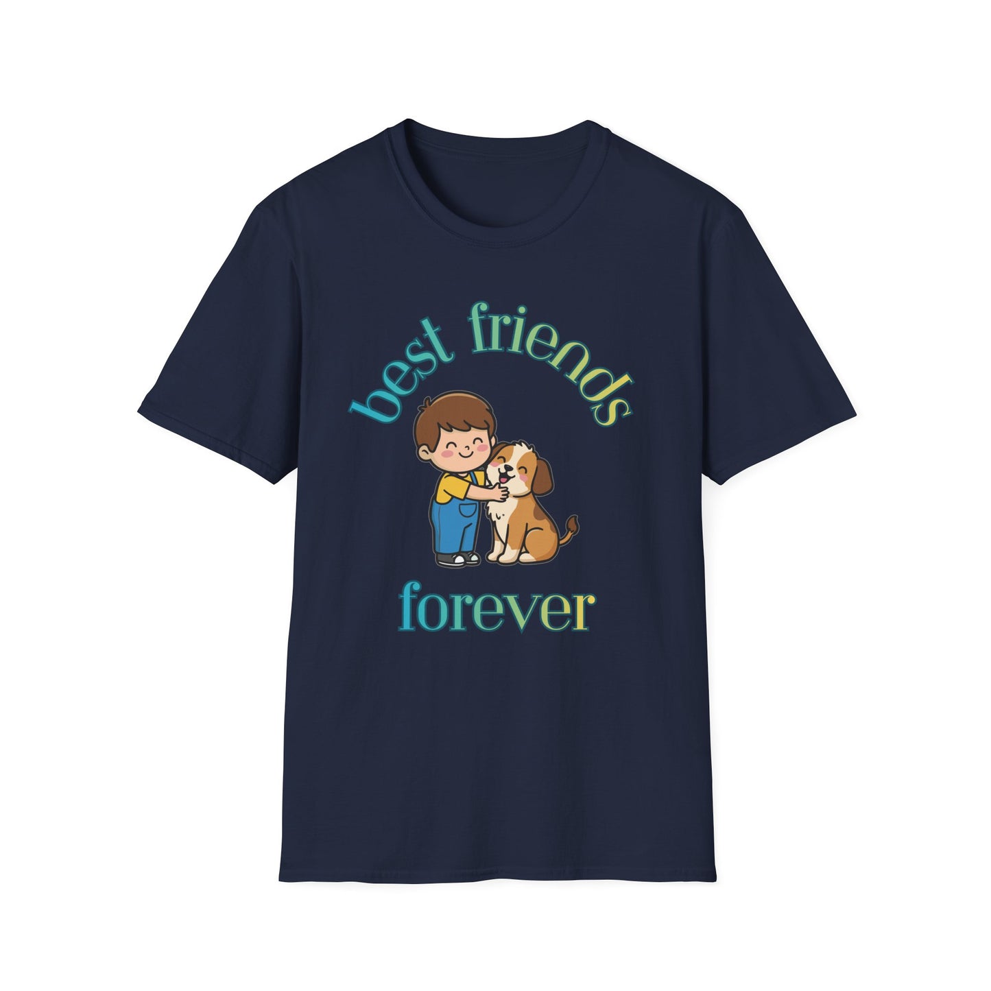 Best Friends Forever Boy and Dog T-Shirt