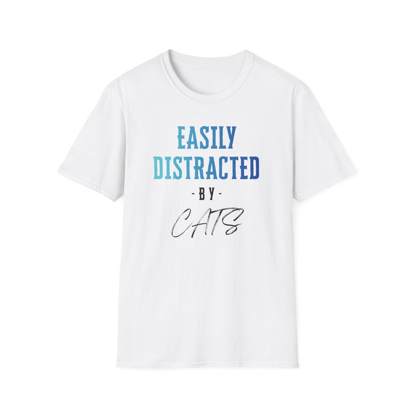 Easily Distracted by Cats T-Shirt