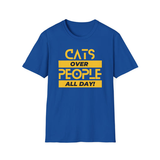 Cats Over People (Block)T-Shirt