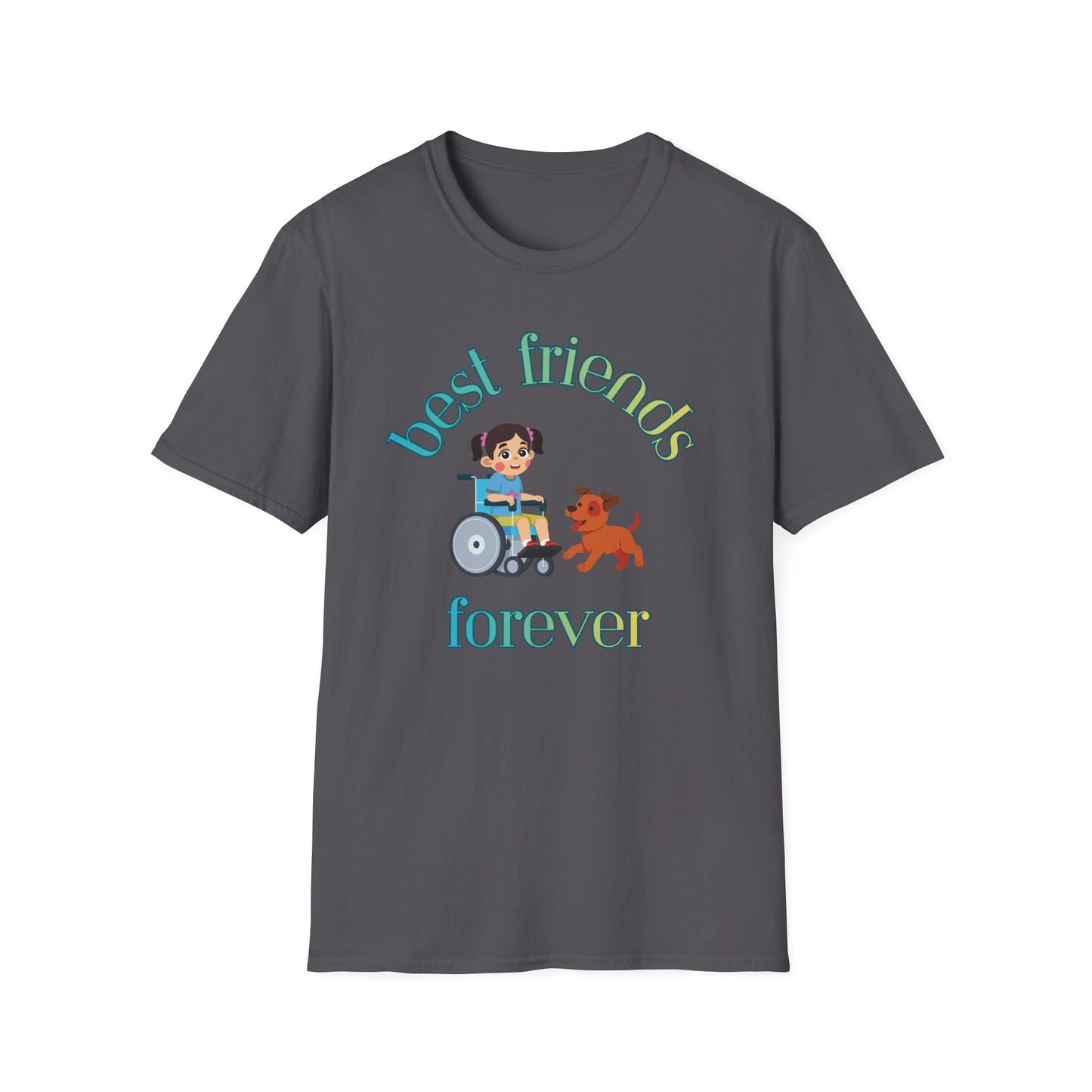 Best Friends Forever Girl and Dog Special Needs T-Shirt