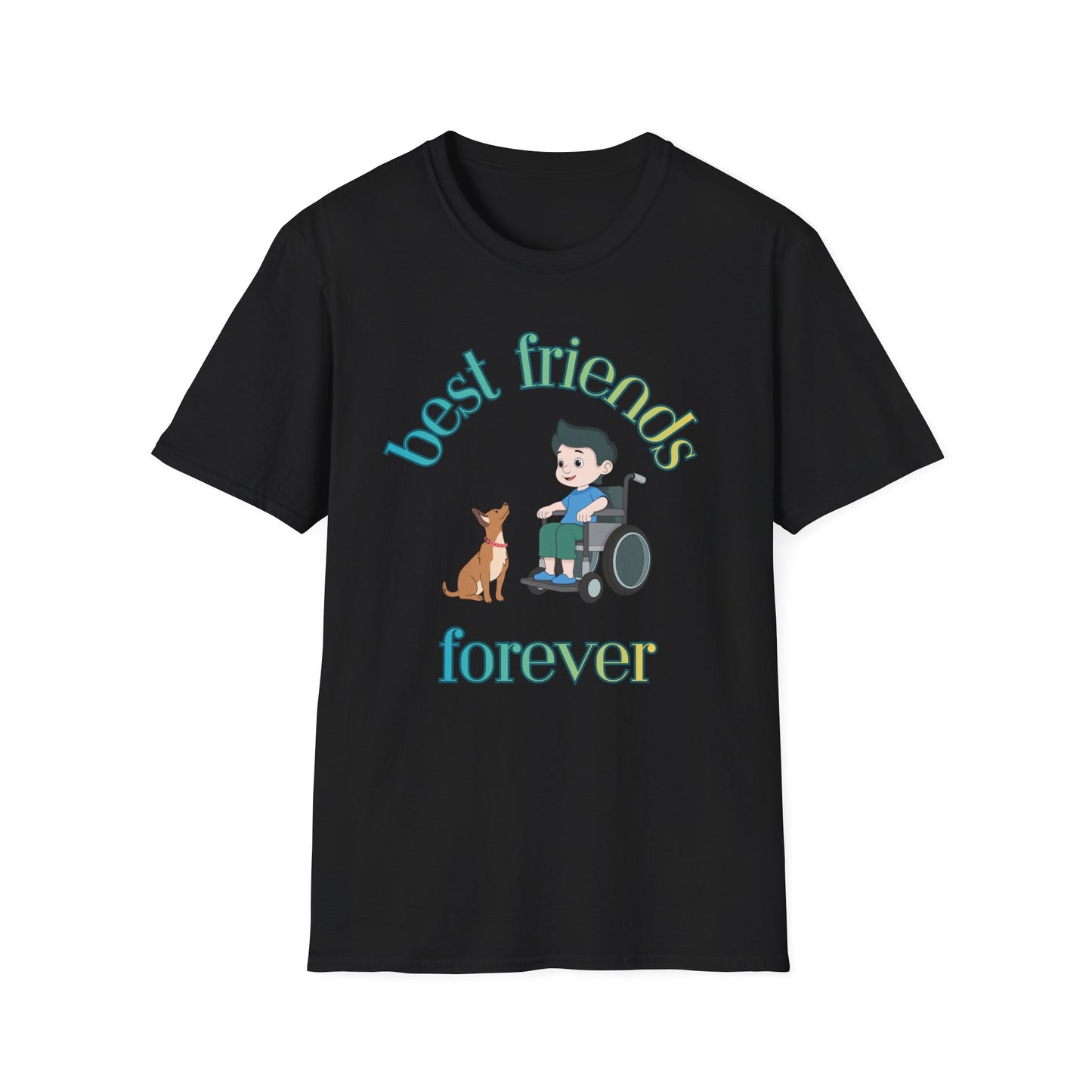 Best Friends Forever Boy and Dog Special Needs T-Shirt