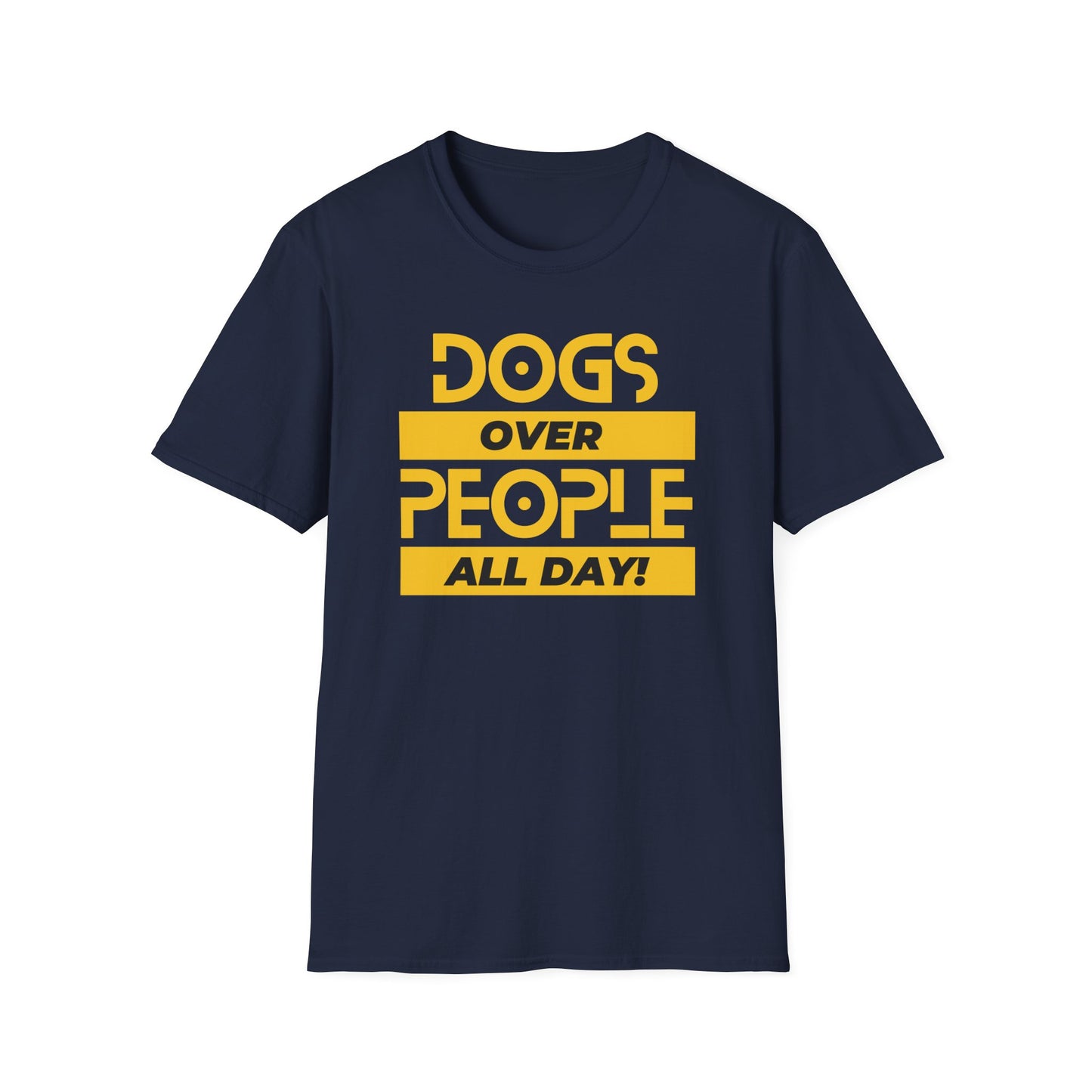Dogs Over People (Block)T-Shirt
