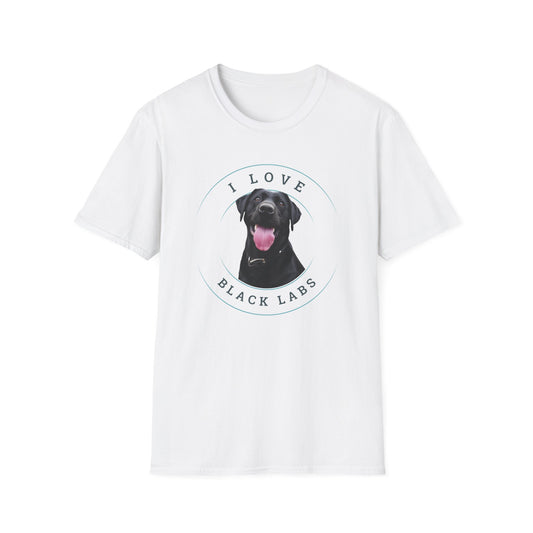 I Love Black Labs T-Shirt