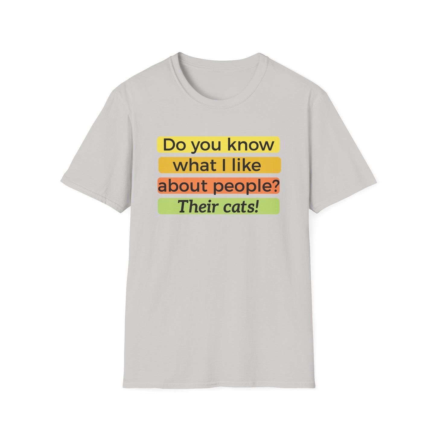 Do You Know What I Like About People? Cats Retro T-Shirt