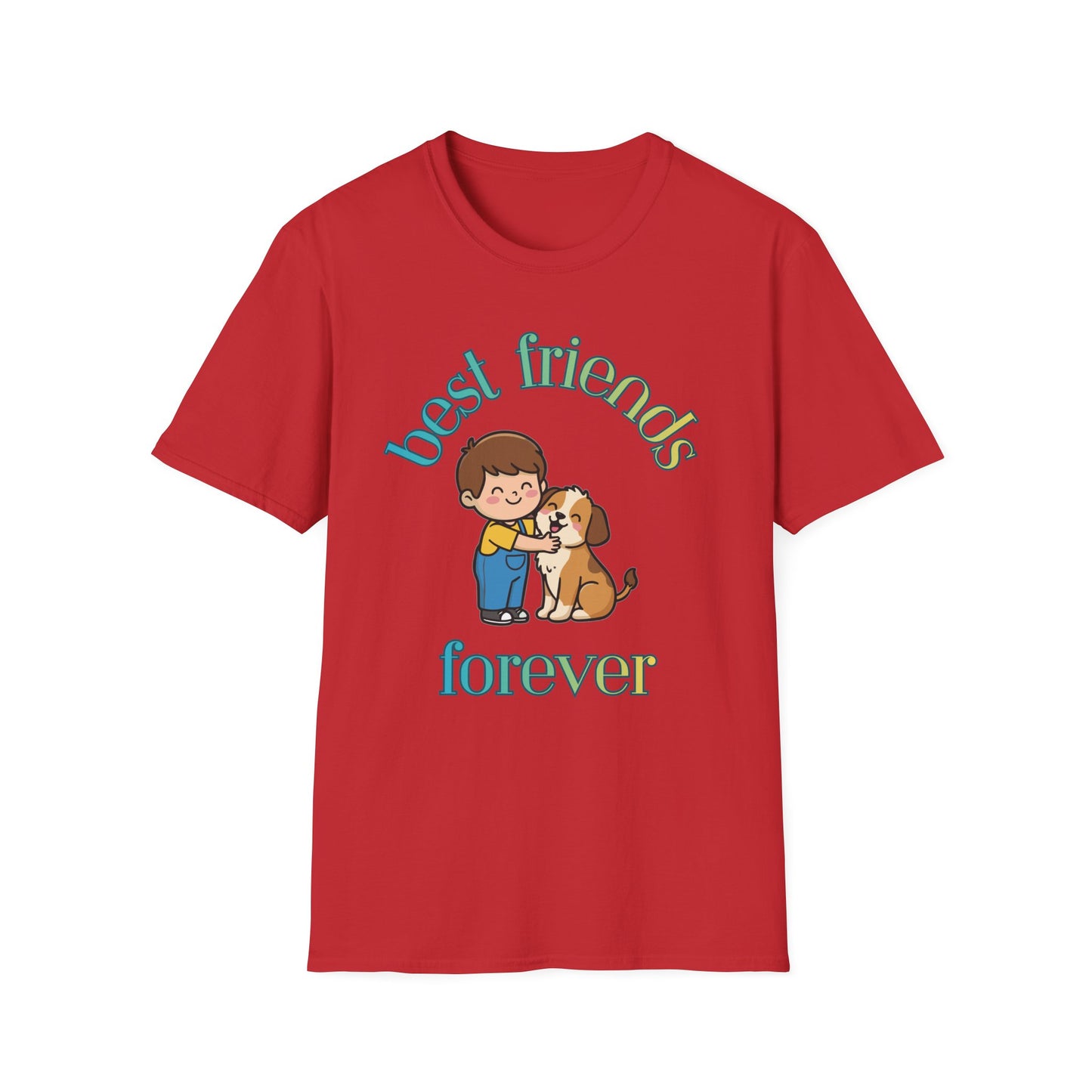 Best Friends Forever Boy and Dog T-Shirt