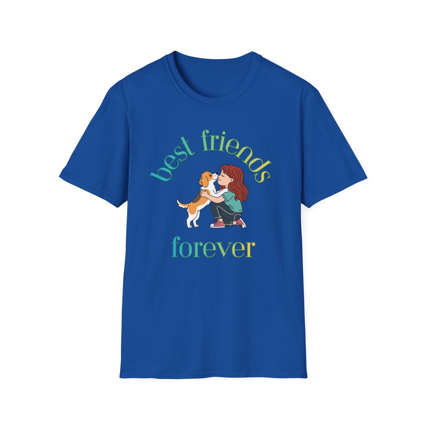 Best Friends Forever Girl and Dog T-Shirt