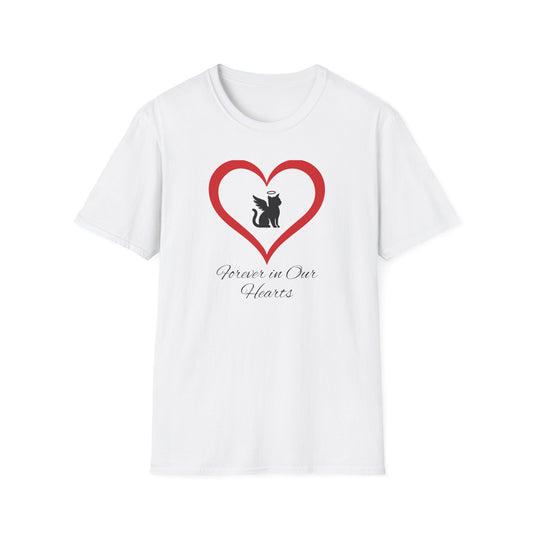 Forever In Our Hearts  Cat Angel T-Shirt