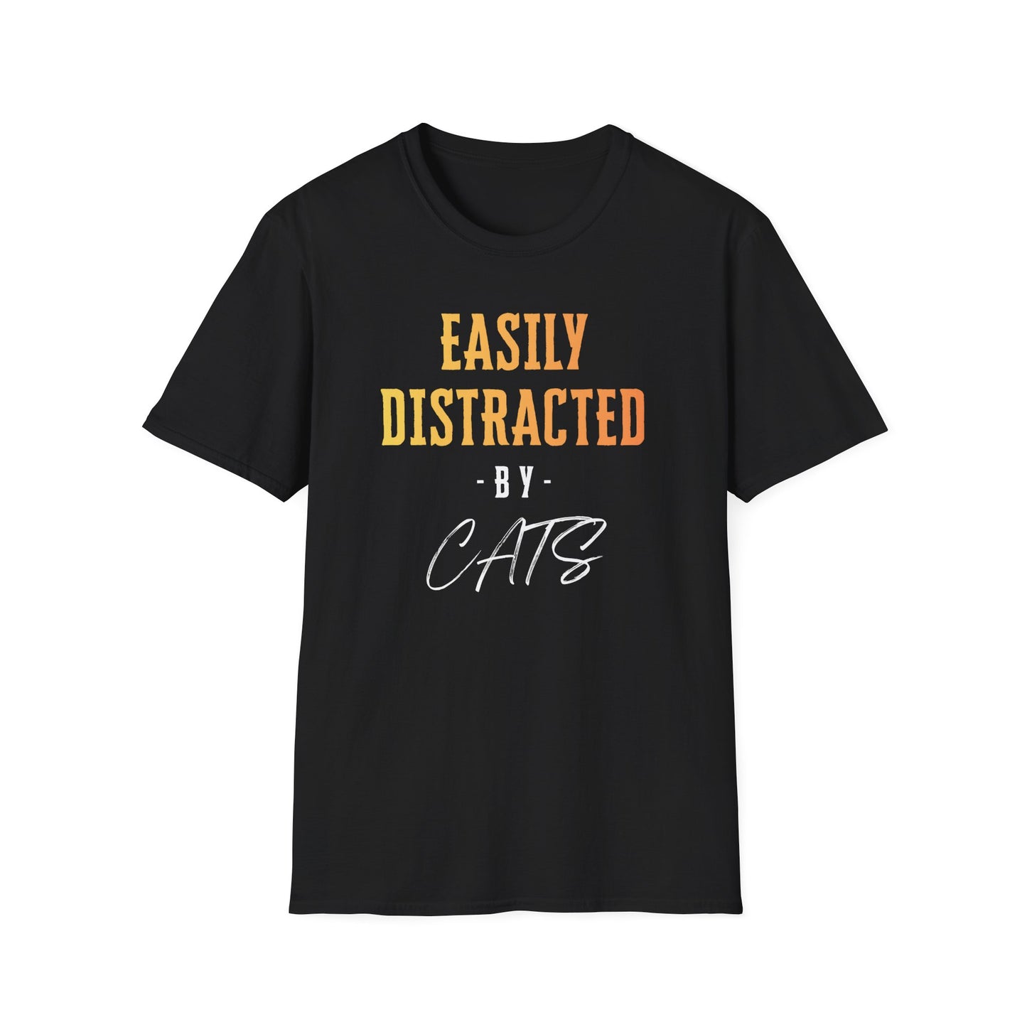 Easily Distracted by Cats T-Shirt