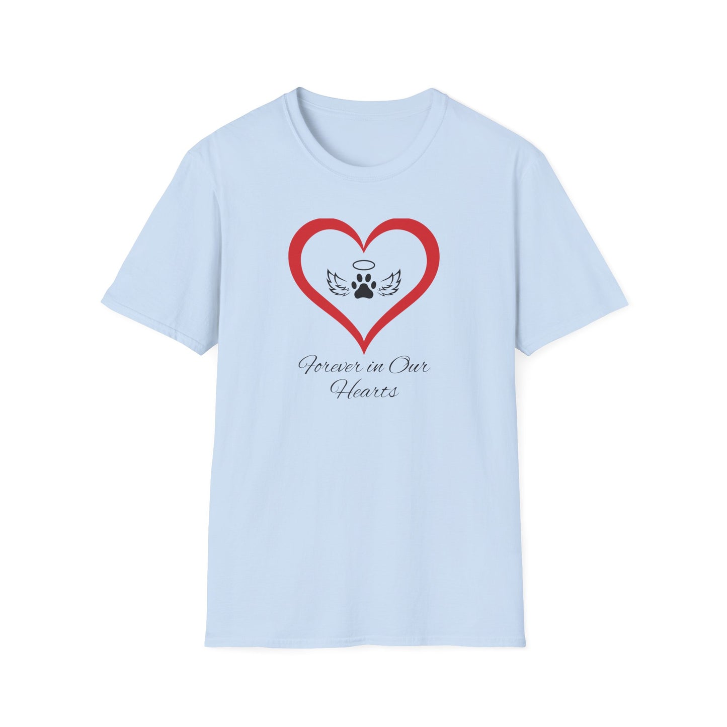 Forever In Our Hearts Dog Paw T-Shirt