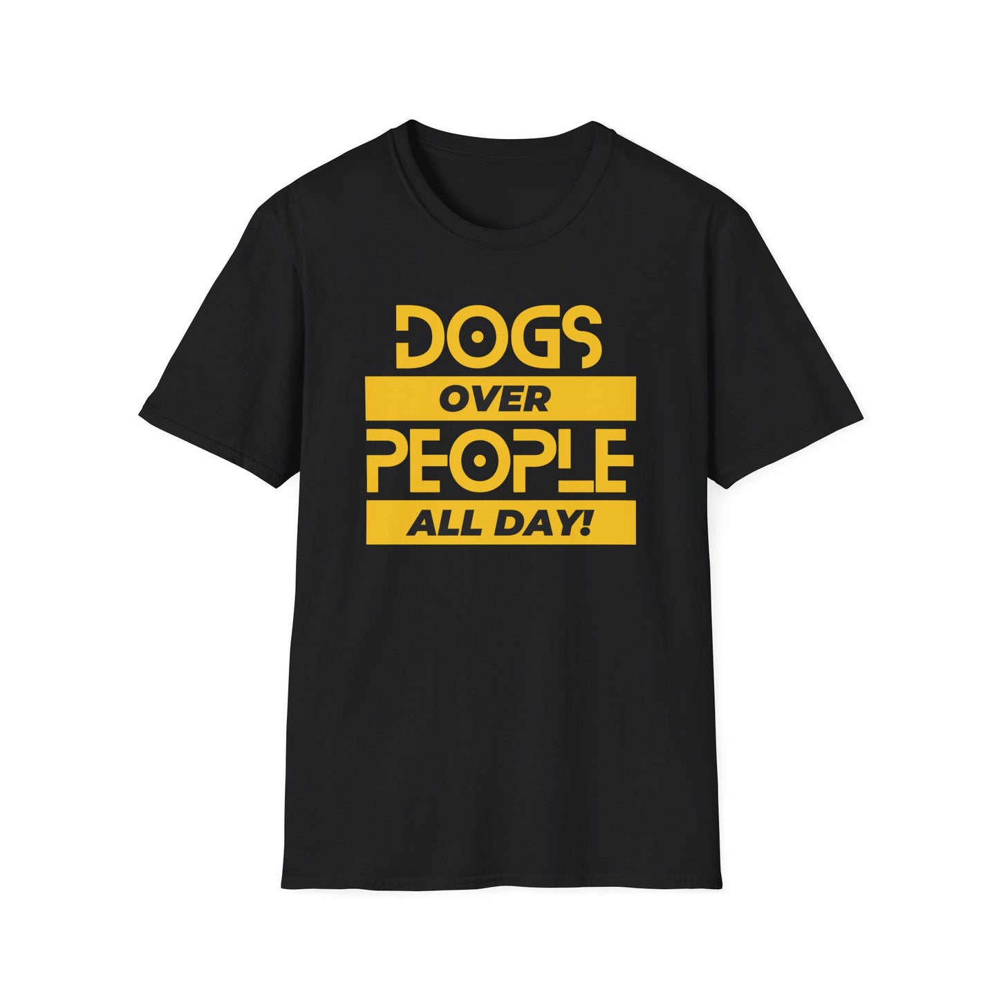 Dogs Over People (Block)T-Shirt
