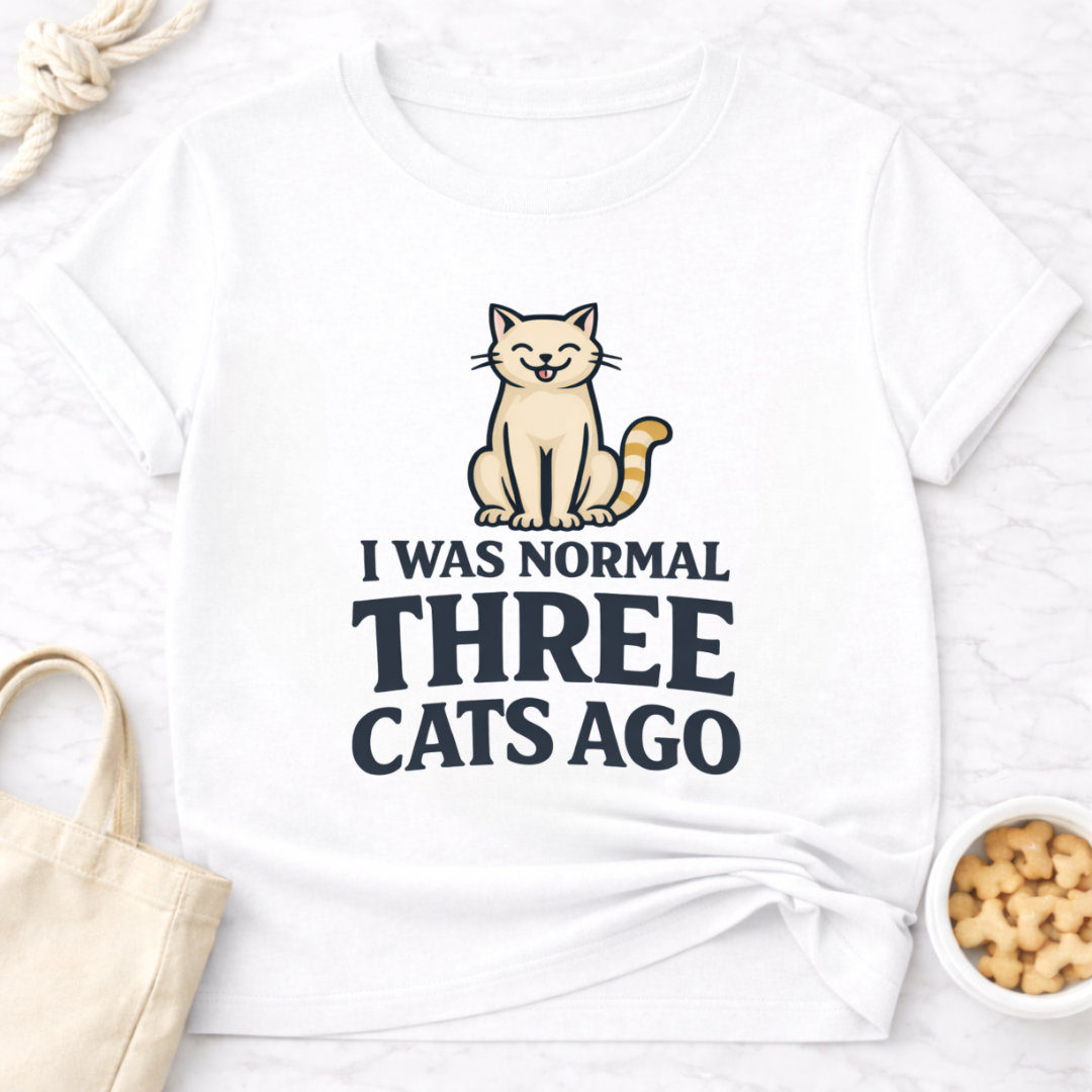 Normal Three Cats Ago T-Shirt