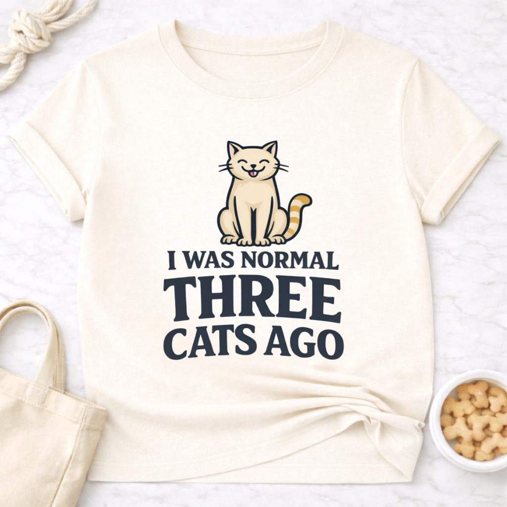 Normal Three Cats Ago T-Shirt
