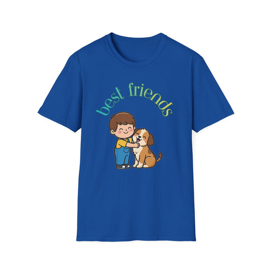 Best Friends Boy and Dog T-Shirt