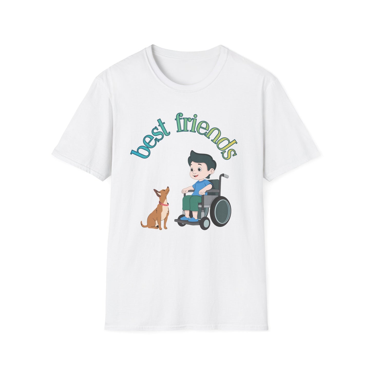 Best Friends Boy and Dog Special Needs T-Shirt