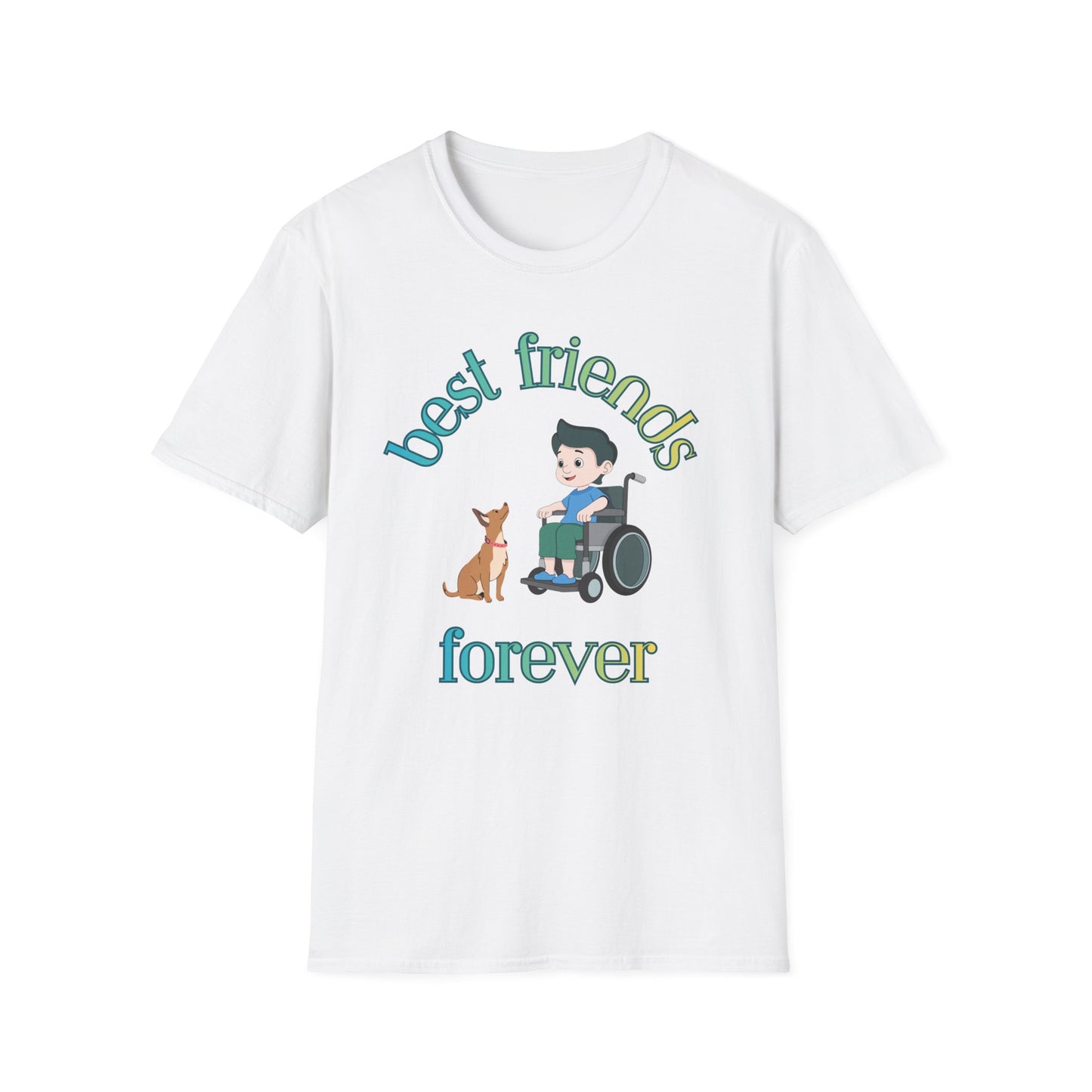 Best Friends Forever Boy and Dog Special Needs T-Shirt