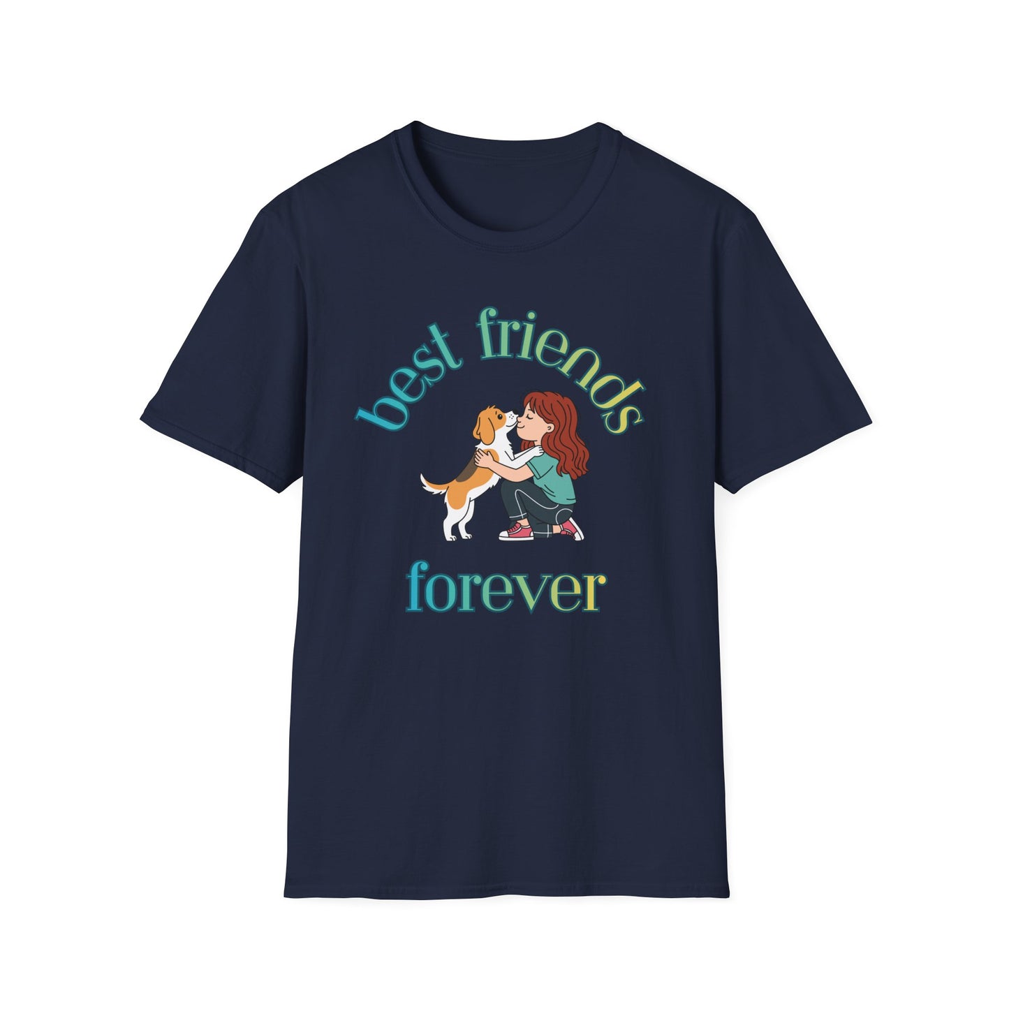 Best Friends Forever Girl and Dog T-Shirt