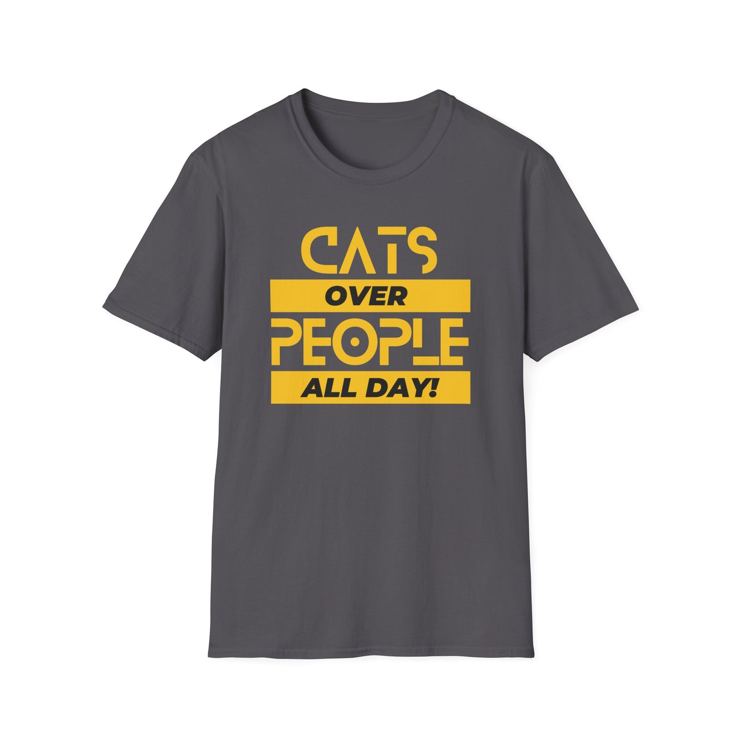 Cats Over People (Block)T-Shirt