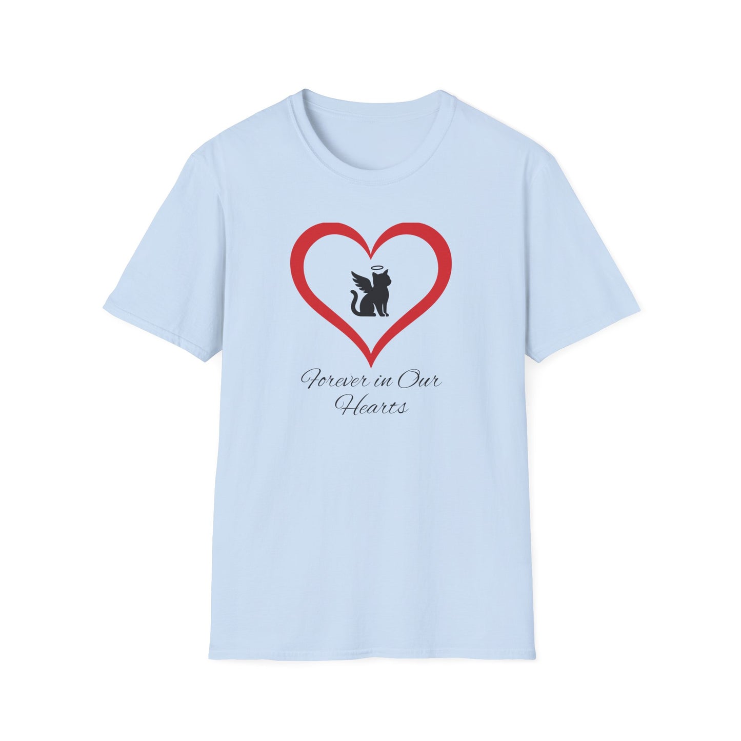 Forever In Our Hearts  Cat Angel T-Shirt