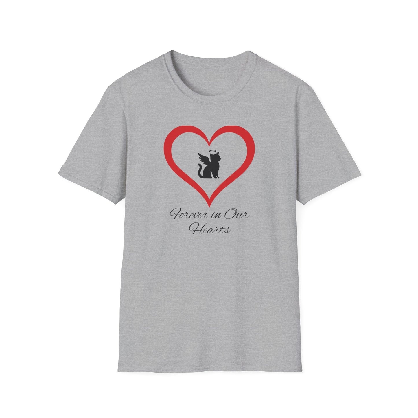 Forever In Our Hearts  Cat Angel T-Shirt