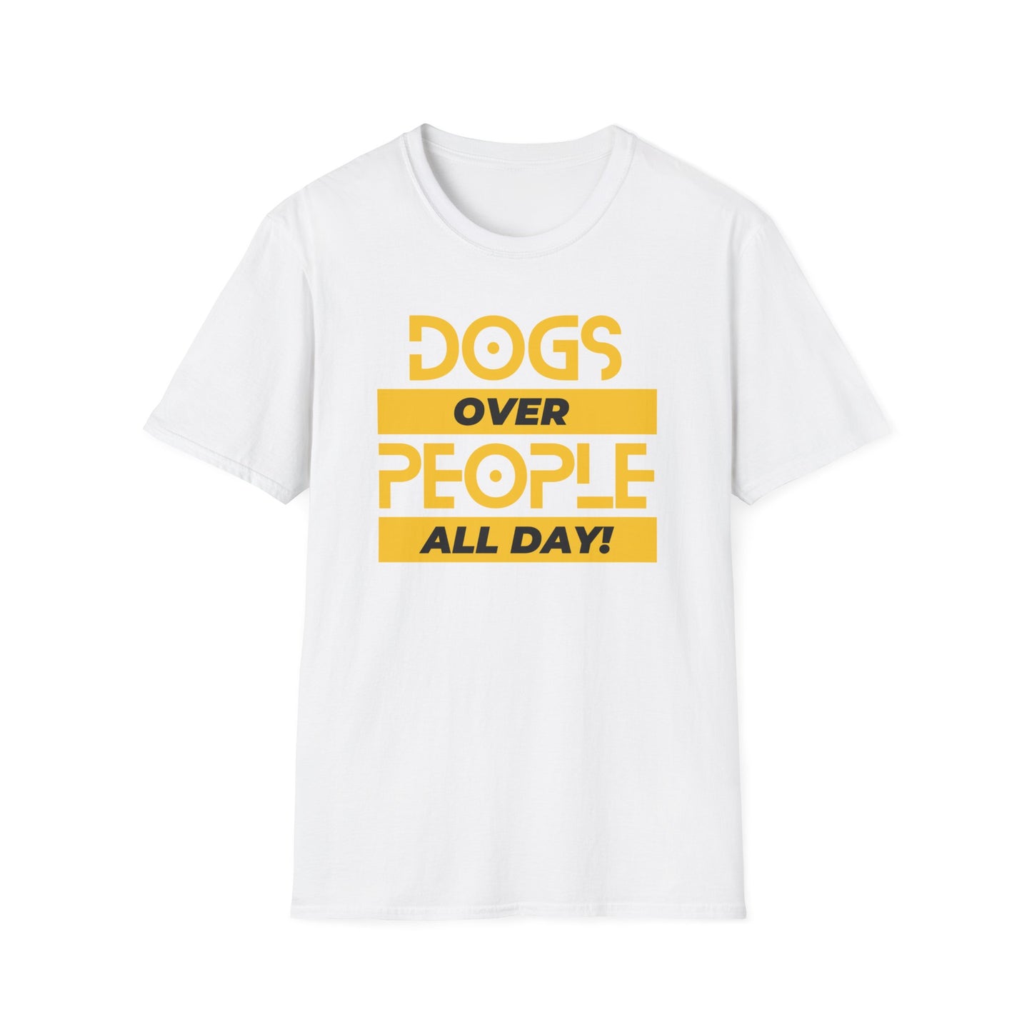 Dogs Over People (Block)T-Shirt