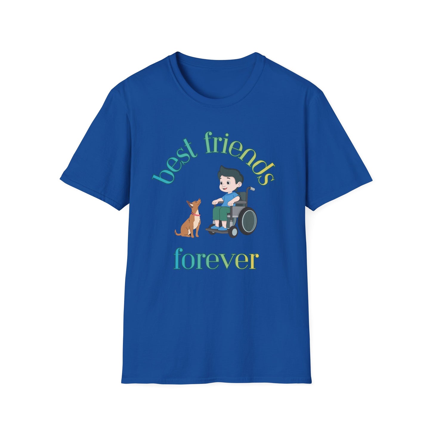 Best Friends Forever Boy and Dog Special Needs T-Shirt
