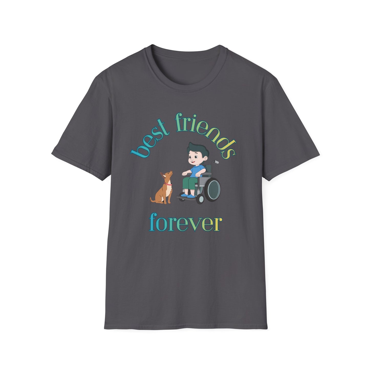 Best Friends Forever Boy and Dog Special Needs T-Shirt