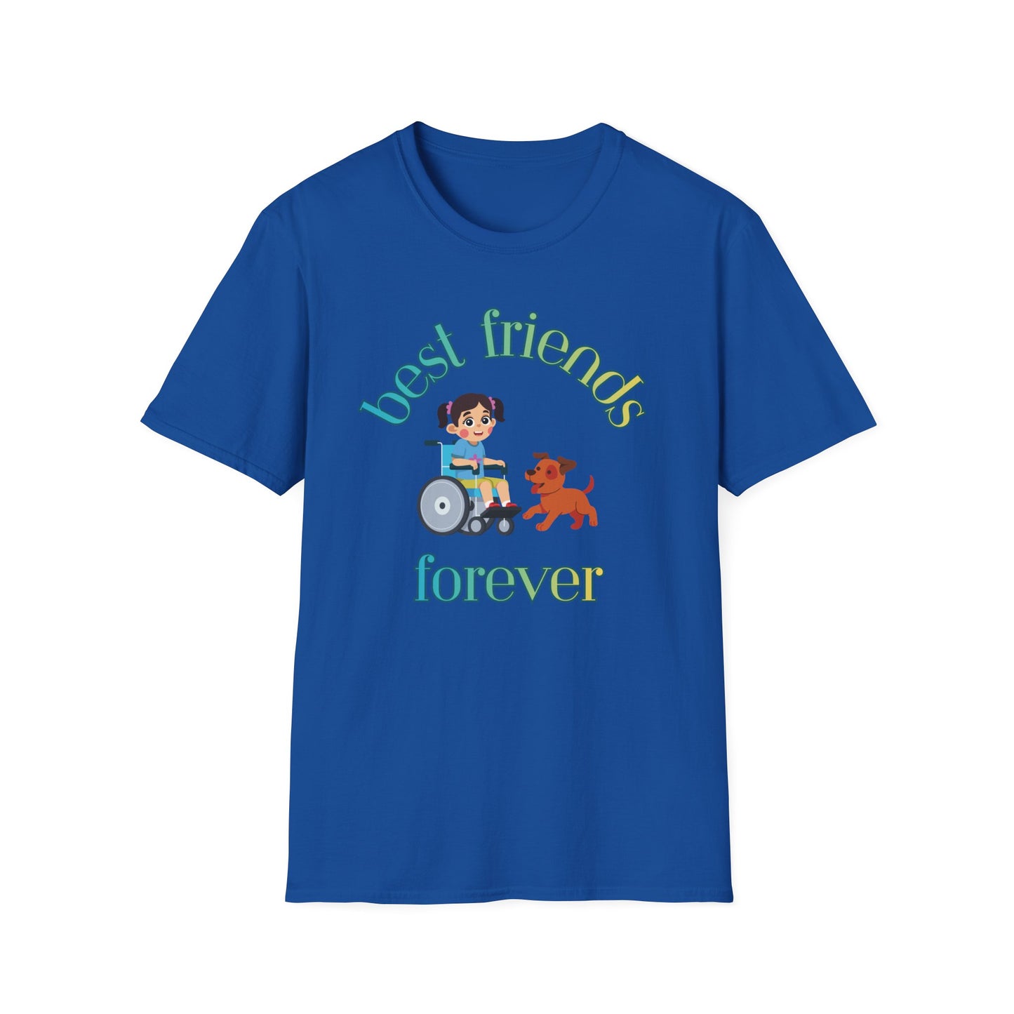 Best Friends Forever Girl and Dog Special Needs T-Shirt
