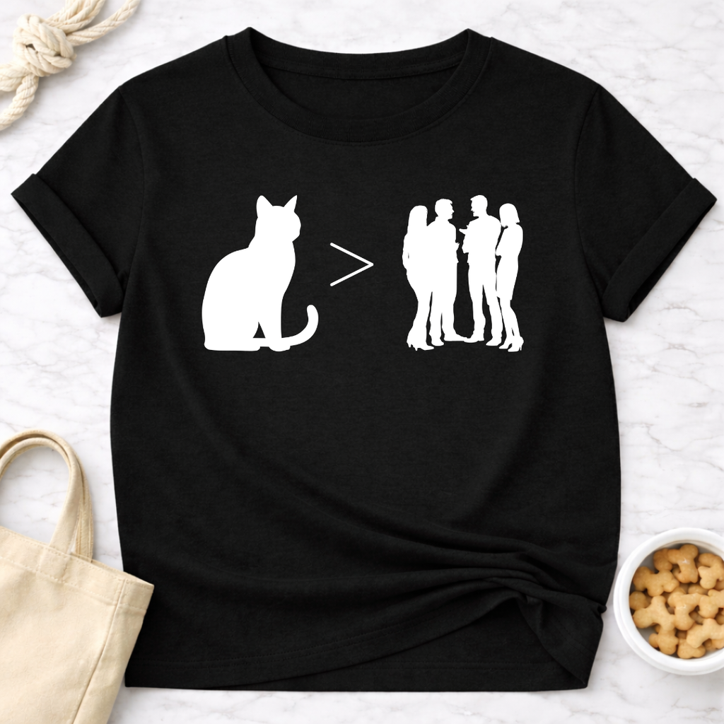 Cat is Greater Than People T-Shirt
