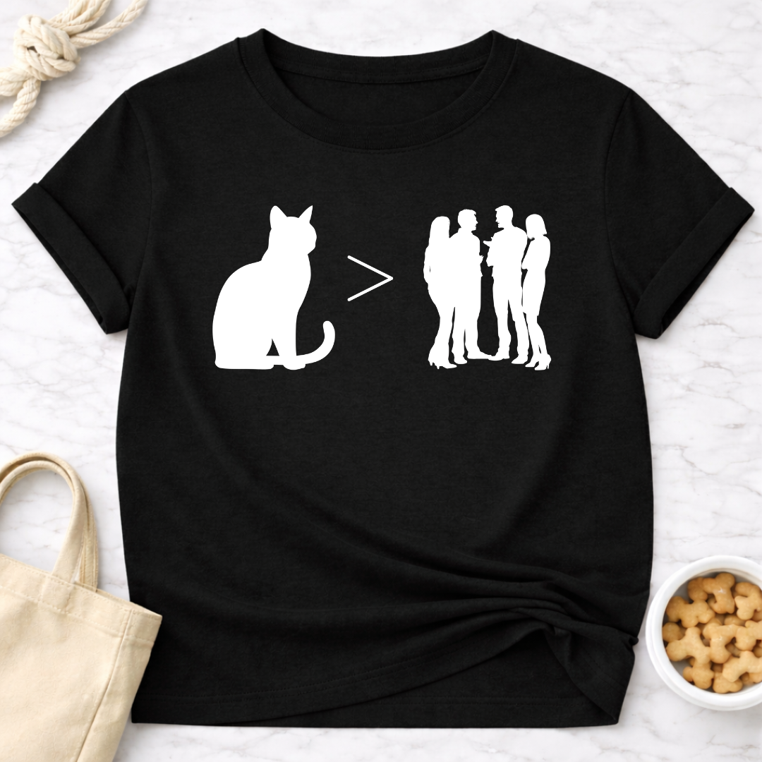Cat is Greater Than People T-Shirt
