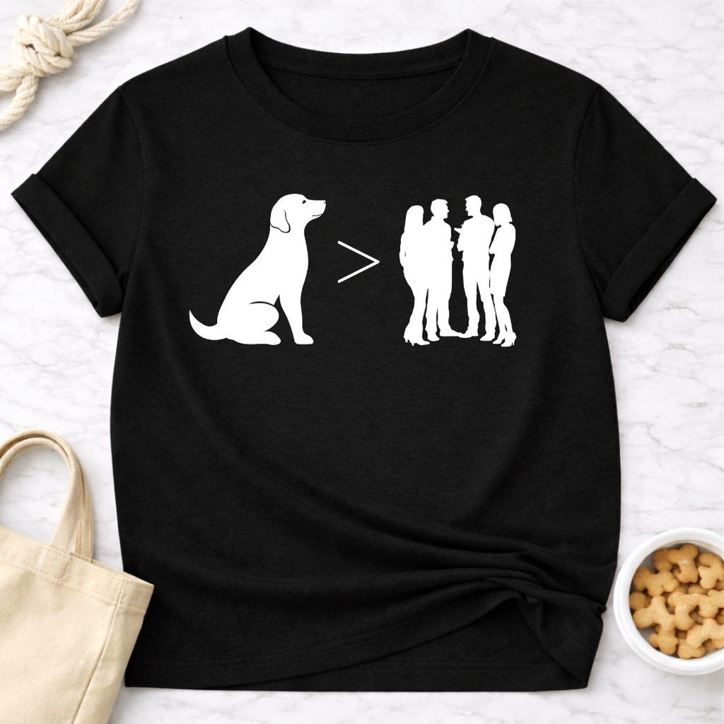 Dog is Greater Than People T-Shirt
